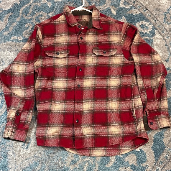 Orvis Other - Orvis Red and Cream Plaid Men's Shirt